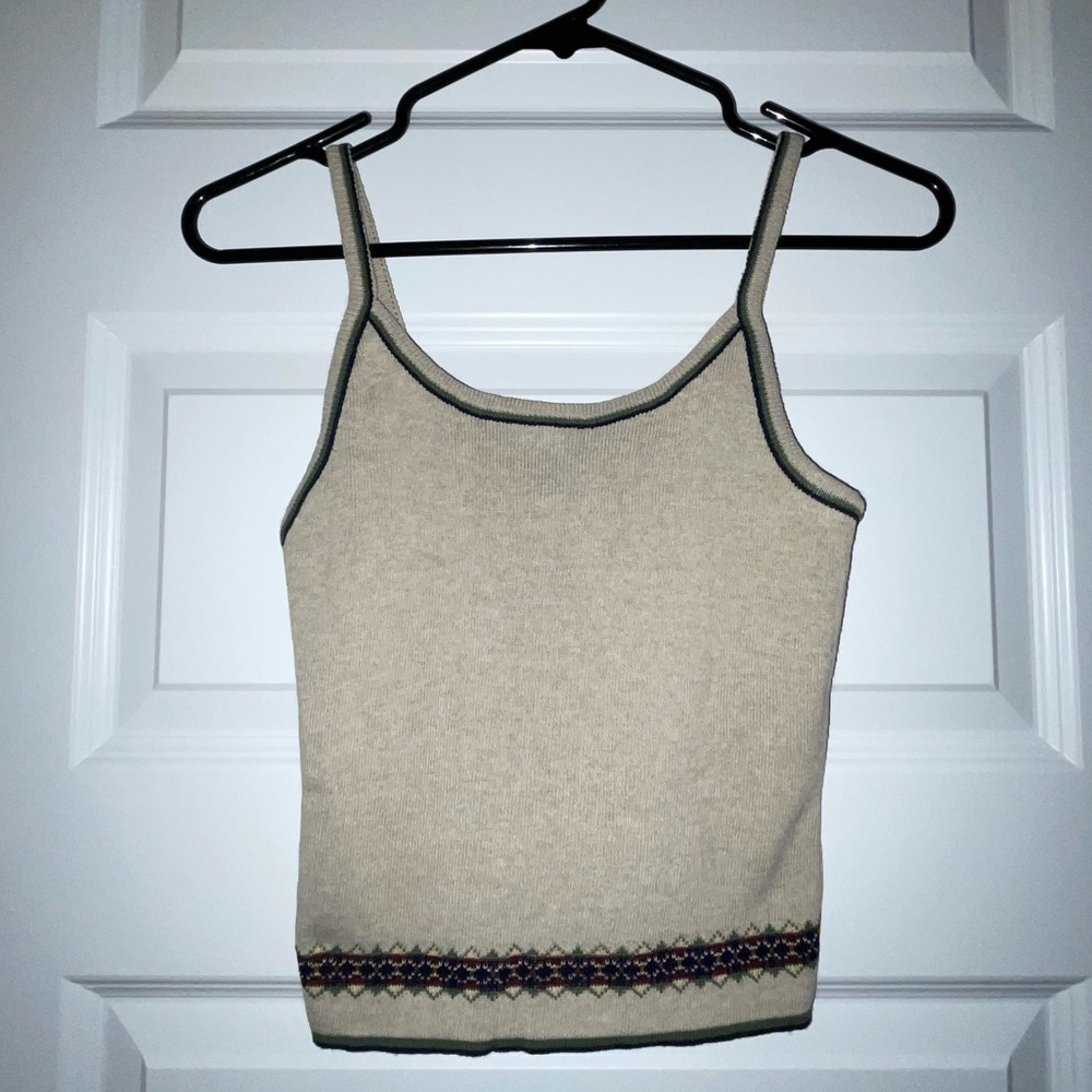 Cropped tank top